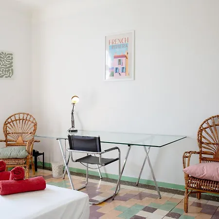 公寓 Art Deco Centre-ville, Spacieux Et Lumineux 佩皮尼昂