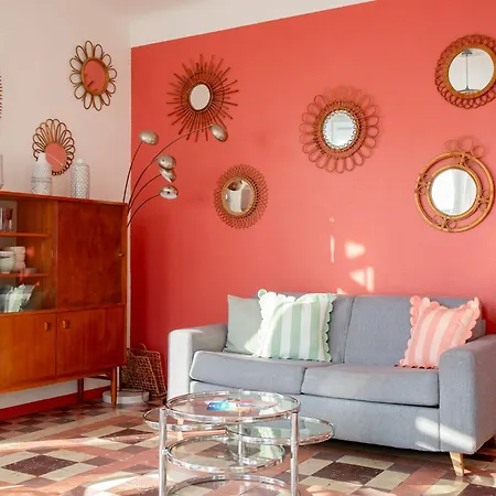 公寓 Art Deco Centre-ville, Spacieux Et Lumineux 佩皮尼昂