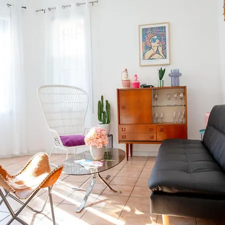 Art Deco Centre-ville, Spacieux Et Lumineux 佩皮尼昂